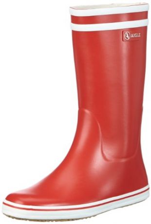 Aigle Malouine BT, Botas de Agua para Mujer, Rojo (Rouge/Blanc), 38 EU