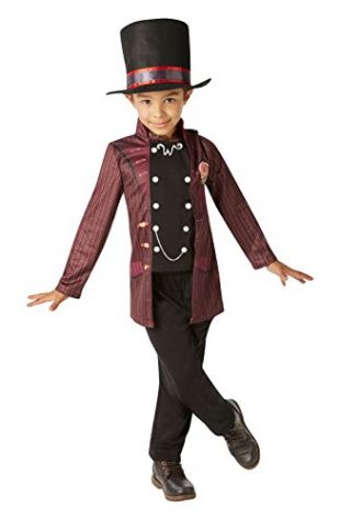 Offizielles Willy-Wonka-Kostüm, Charlie und die Schokoladenfabrik, Kinder-Kostümparty