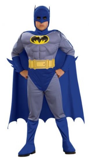 Rubie's Official Kids Batman The Brave and The Bold (Muscle Chest) Costume - Medium