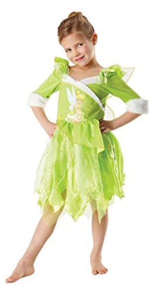 Rubie's Official Disney Princess Winter Wonderland Tinkerbell Costume - Medium, 5-6 Years