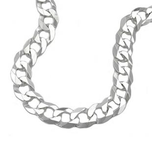 Treasure Bay Catenina in argento Sterling 925 massiccio da 5,5 mm, per uomo e donna, 40 cm, 45 cm, 48 cm, 50 cm, 52 cm, 55 cm e 60 cm, Argento sterling