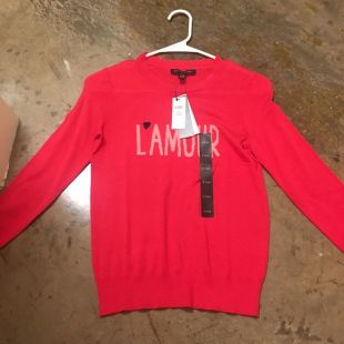 Pink L'amour Machine Washable Sweater