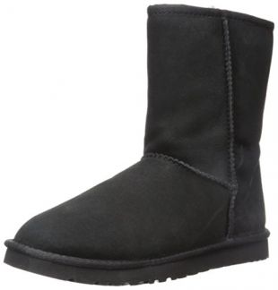 UGG Damen W Classic Short(II) Schlupfstiefel, Schwarz (Black), 36 EU