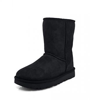 UGG Classic Short II 1016223-blk, Botas de Nieve para Mujer, Negro (Black 1016223/Black), 39 EU