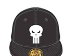 Marvel The Punisher Gorra, Negro, Talla única Unisex Adulto