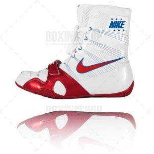 The Nike boxing shoes worn by Adonis Creed (Michael B. Jordan) in the movie Creed: The Legacy of Rocky Balboa |