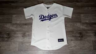 Los Angeles Dodgers Victorino #8 American USA men's sports baseball uniform shirt jersey