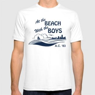 tee "At the Beach with the Boys"
