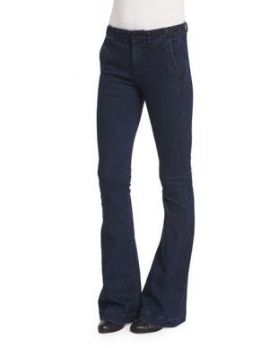 Rag & Bone/JEAN LOW-RISE BELL-BOTTOM TROUSERS, RIVINGTON