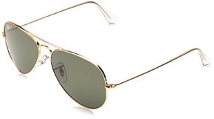 Ray-Ban Aviator Large Metal Aviator Sunglasses, Gold (001/58 001/58)