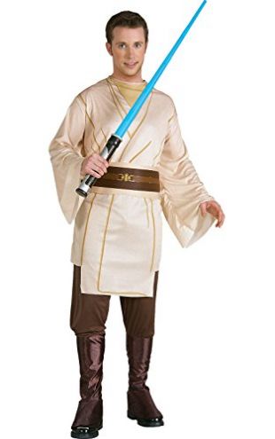 Star Wars Costume, Mens Jedi Costume, Standard, CHEST 44", WAIST 30 - 34", INSEAM 33"