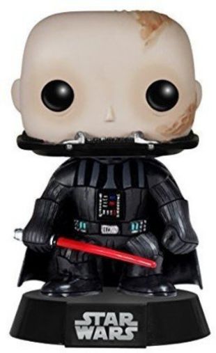 Funko- Pop Bobble Star Wars Unmasked Vader, 5529