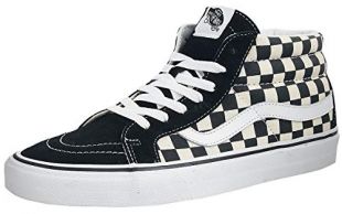 Vans Sk8-Mid Reissue Checkerboard/True White VN0A391FQXH Mens Size 11.5, Womens 13