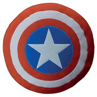 Hasbro Avengers 043538 3D Cuscino Bouclier, Poliestere, Diametro 36 cm