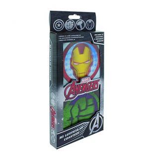 Marvel 3D Lenticular Coasters, Wood, Multi-Colour, 15x10.5x24.5 cm