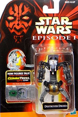 Hasbro 'Destroyer Droid + comm Talk Chip – Star Wars Episodio I The Phantom Menace Collection