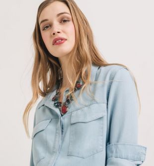 Chemise en jean femme