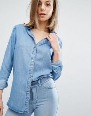 Dr Denim - Blanch - Chemise en jean