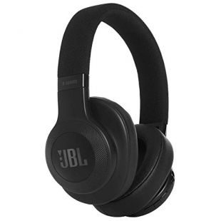 JBL - JBL JBLE55BTBLK Harman E55 Bluetooth Over-Ear Headphone - Black