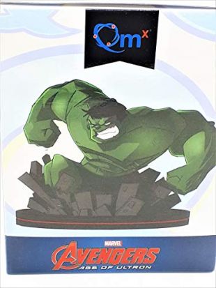 Quantum Mechanix Abysse Corp_FIGQMX022 Marvel-Q-Fig Hulk, Multi Colour