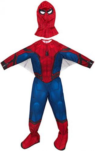 Marvel I-630730S Classic Spiderman Homecoming Costume with Boot Cover