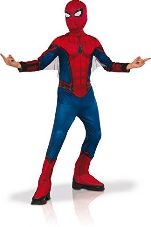 Marvel I-630730S - Costume di Carnevale classico, Uomo Ragno con galosce, S
