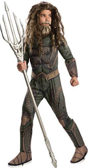 Rubie's 34598NS Part 1-D C Official DC Justice League Aquaman Trident Costume, Mens, One Size