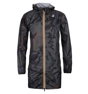 K-WAY Eiffel Graphic Abrigo, Multicolor (Dark Camouflage 900), Small para Hombre