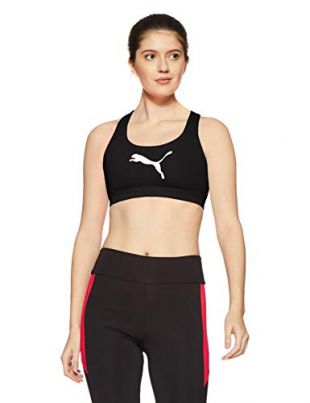 Puma PWRSHAPE Forever Graphic Womens Black Sports Bra main image 1