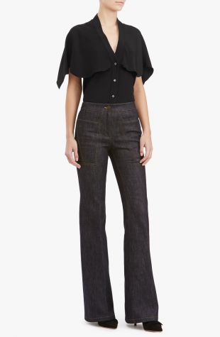 Derek Lam Cape Back Blouse