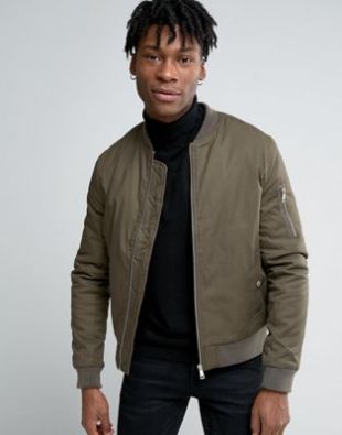 New look 2025 green bomber jacket