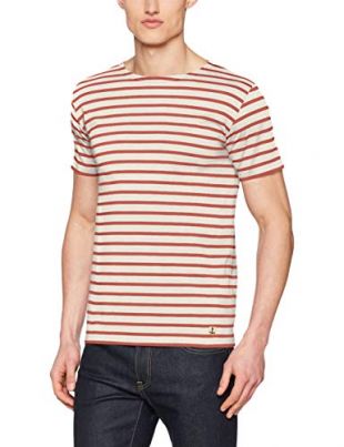 Armor Lux Mariniere Manches Courtes Camiseta para Hombre