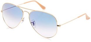 Ray-Ban RB3025 Aviator Occhiali da Sole Unisex Adulto, Oro (001/3F 001/3F), 62 mm