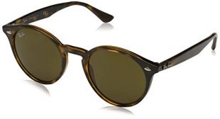 Ray-Ban RB2180-710/73-49 Occhiali da Sole, Marrone (Havana Oscuro), 0 Unisex-Adulto