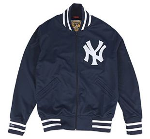 Mitchell & Ness New York Yankees MLB Authentic Full Zip 1988 BP Jacket