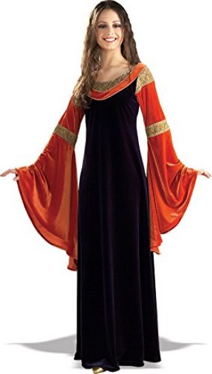Rubie's 3 16896 - Herr der Ringe Arwen Deluxe Kostüm, Größe M/L, lila/orange/gold