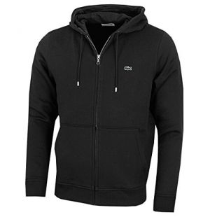 Lacoste Felpa con zip black/meridian blue