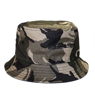 Mitchell And Ness Reversible Bucket Hat Black / Camo - multicoloured, L - XL