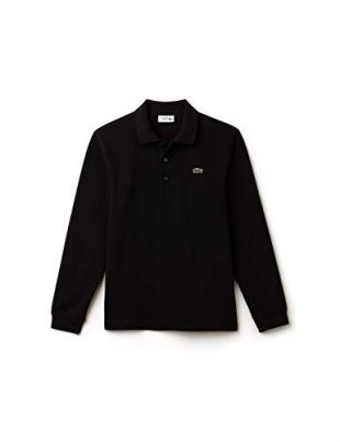 Lacoste Mens Long Sleeve Polo Shirt Black 5