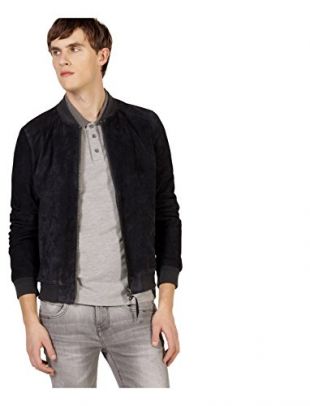 Redskins Herren Jacke, Blau (Dean Harvard), XL