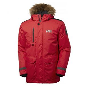 Helly Hansen Svalbard Parka, Chaqueta para Hombre, Rojo, Medium (Tamaño del Fabricante:M)