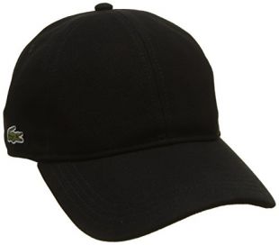 Lacoste Rk0123 Cappellino da Baseball, Nero (Black), S Uomo