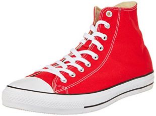 Converse Chuck Taylor All Star - Hi, Unisex Adults’ Hi-Top Trainers, Red (Red 600), 18 UK (54 EU)
