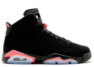 AIR JORDAN 6  BLACK INFRARED