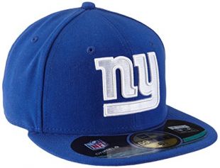 New Era 10529758 NFL 59 Fifty on Field Casquette de Baseball avec Logo des New York Giants Bleu 73/8