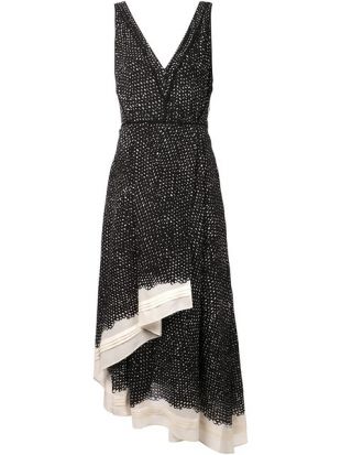 Proenza Schouler LAYERED PRINTED DRESS