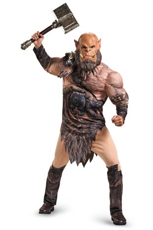Adult Warcraft Ogrim Deluxe Muscle Costume