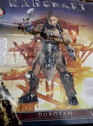 Disguise Warcraft Durotan Orc WOW World of Warcraft Adult Men's Prestige Costume