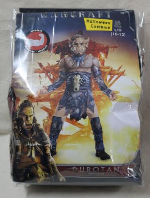 World Of Warcraft DUROTAN Warrior Boy Child Halloween Dress Up Costume WOW