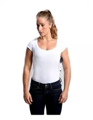 Women's Concealed Carry T-Shirt White